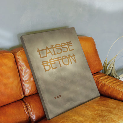 Laisse béton | Œuvre originale